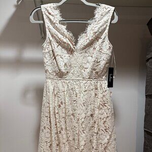Lulu's White Cocktail / Bridal Dress - Never Worn